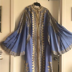 Arabian Syrian. Handmade Silk materials with gold embroidery